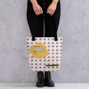 Tote bag Oops