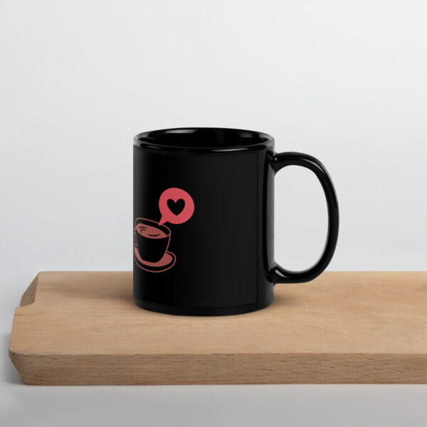Black Glossy Mug of MYETV - Image 4