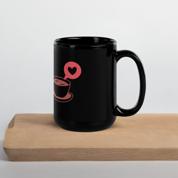 Black Glossy Mug of MYETV