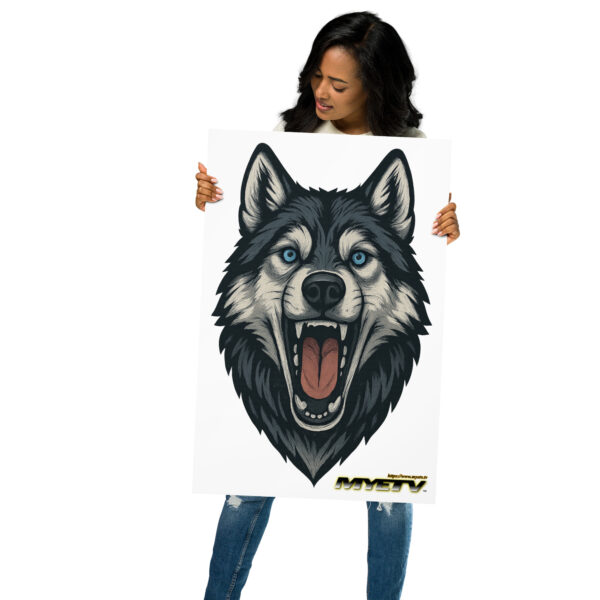 Photo paper poster | Wolfy