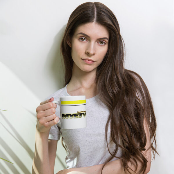 White glossy mug - Image 2